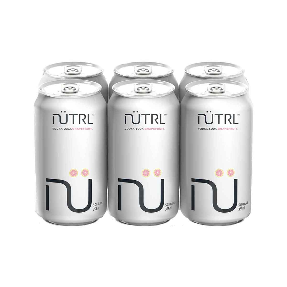 Tag Liquor Stores Delivery BC - Nutrl Vodka Soda Grapefruit 6 Pack Cans ...