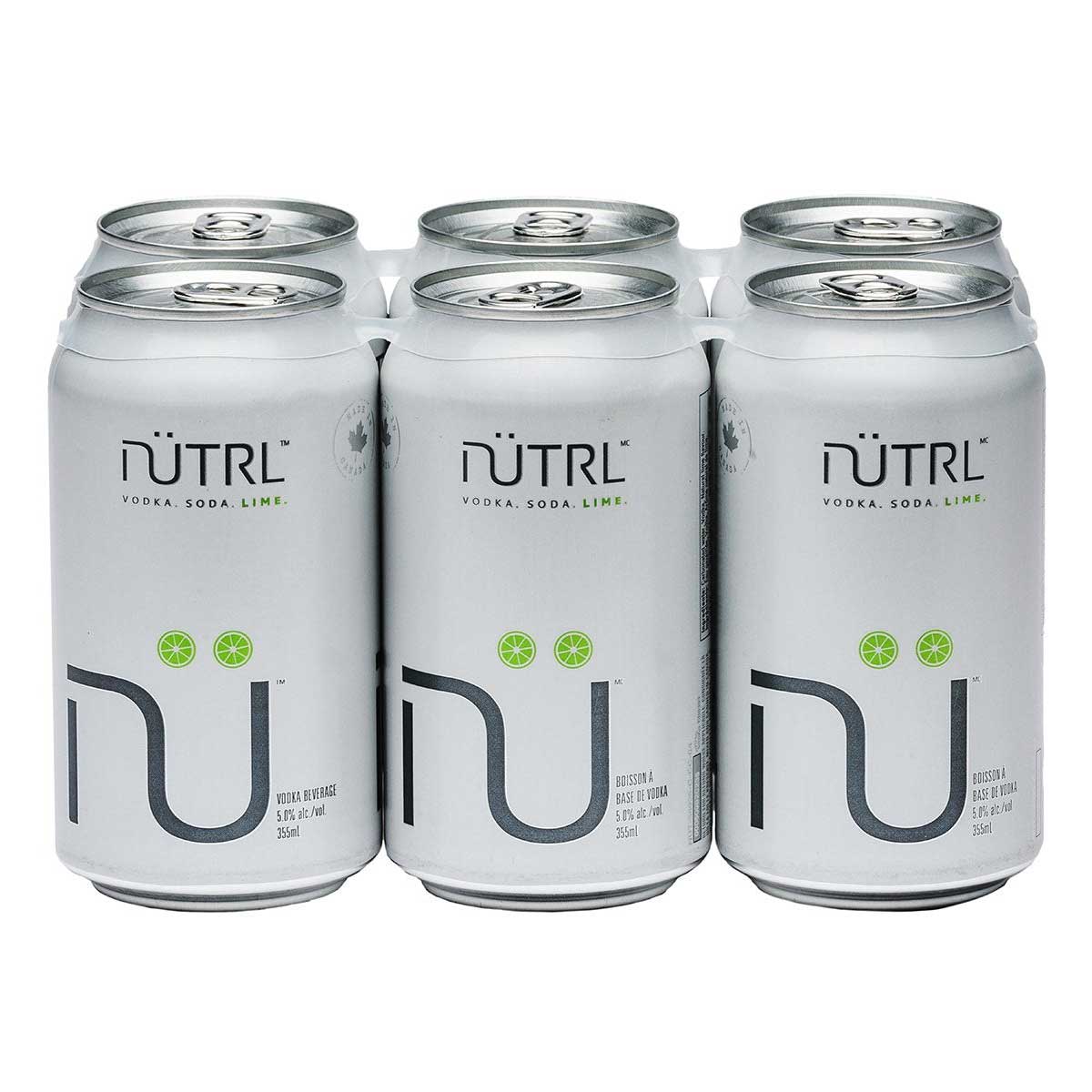 TAG Liquor Stores BC-NUTRL LIME SODA 6 CAN