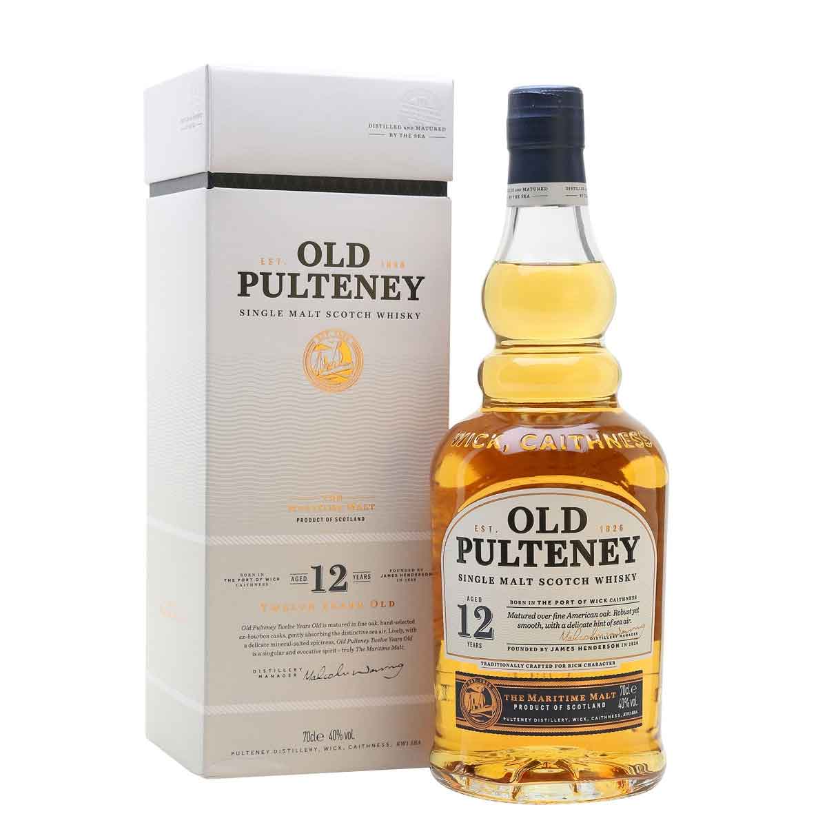 TAG Liquor Stores BC-OLD PULTENEY 12 YEAR 750ML