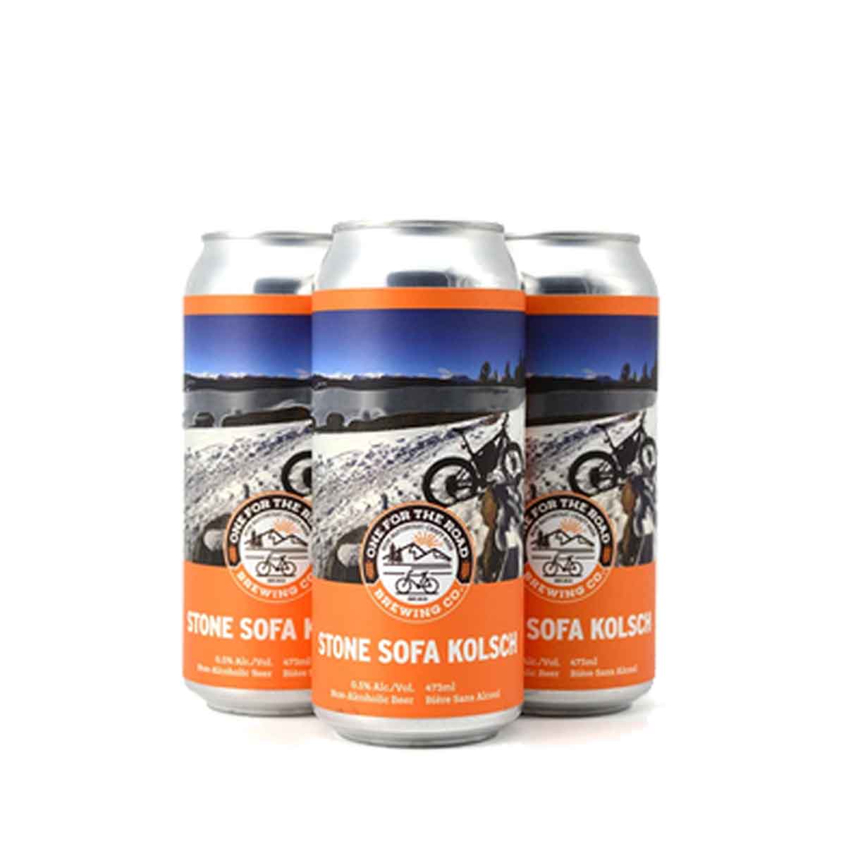 TAG Liquor Stores BC-ONE FOR THE ROAD STONE SOFA KOLSCH 4 PACK TALL CANS