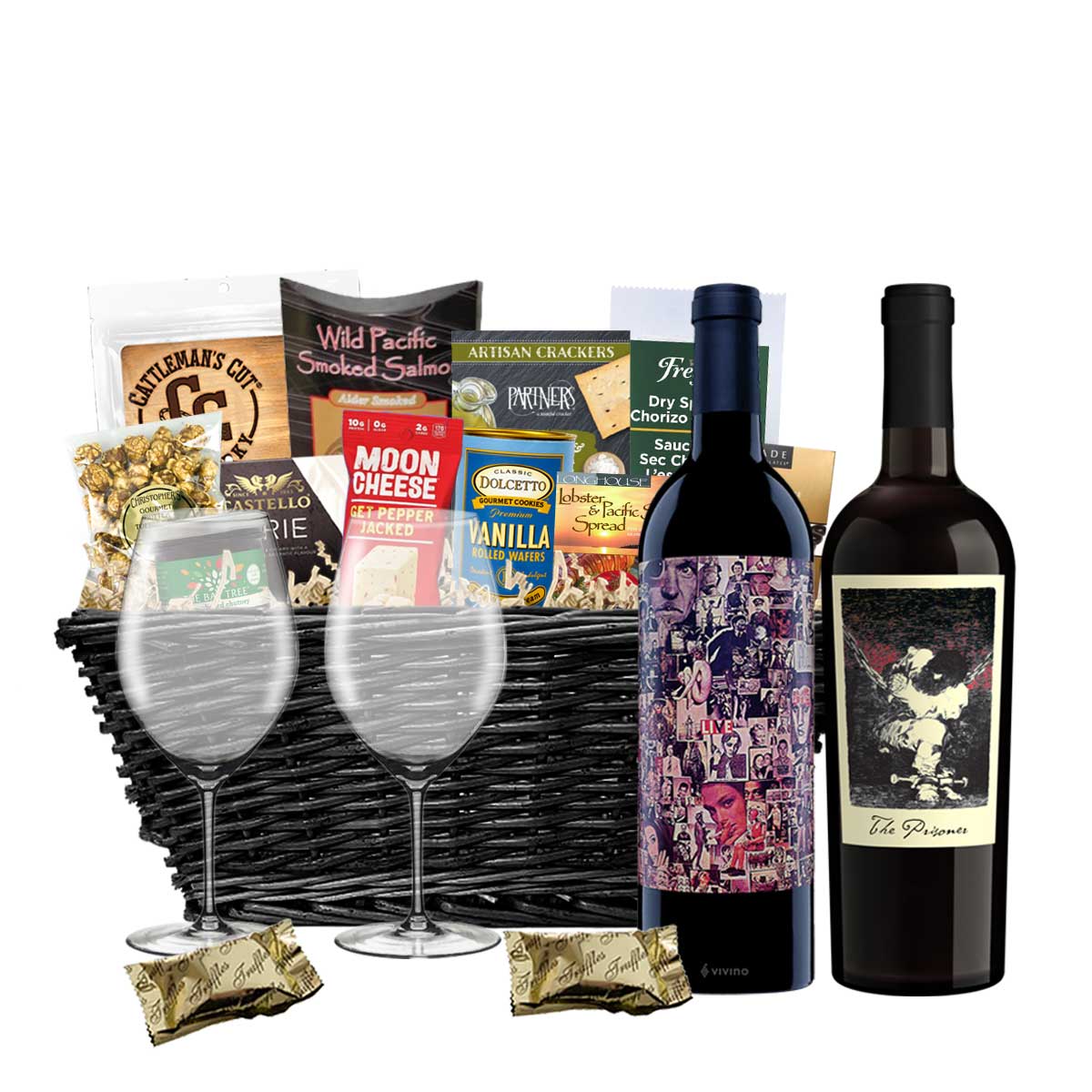 TAG Liquor Stores BC - Orin Swift Abstract & Orin Swift The Prisoner 750ml x 2 Gift Basket