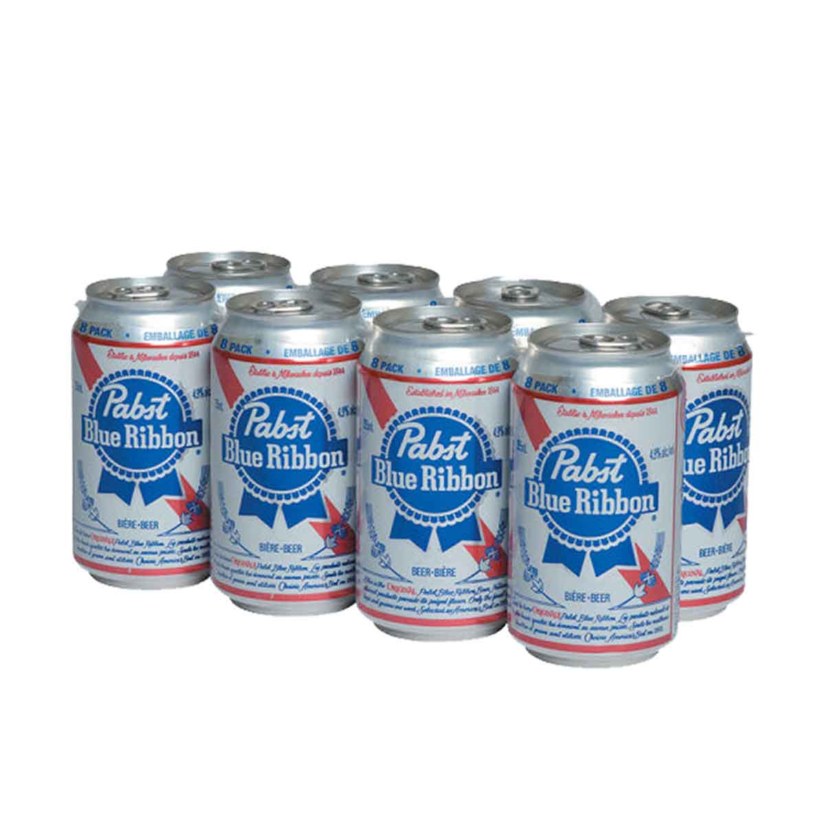 TAG Liquor Stores BC-PABST BLUE RIBBON 8 CAN PACK