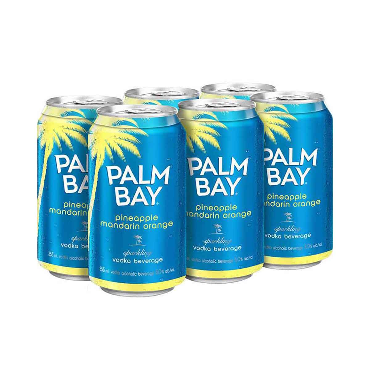 TAG Liquor Stores BC-PALM BAY PINEAPPLE MANDARIN 6 CANS