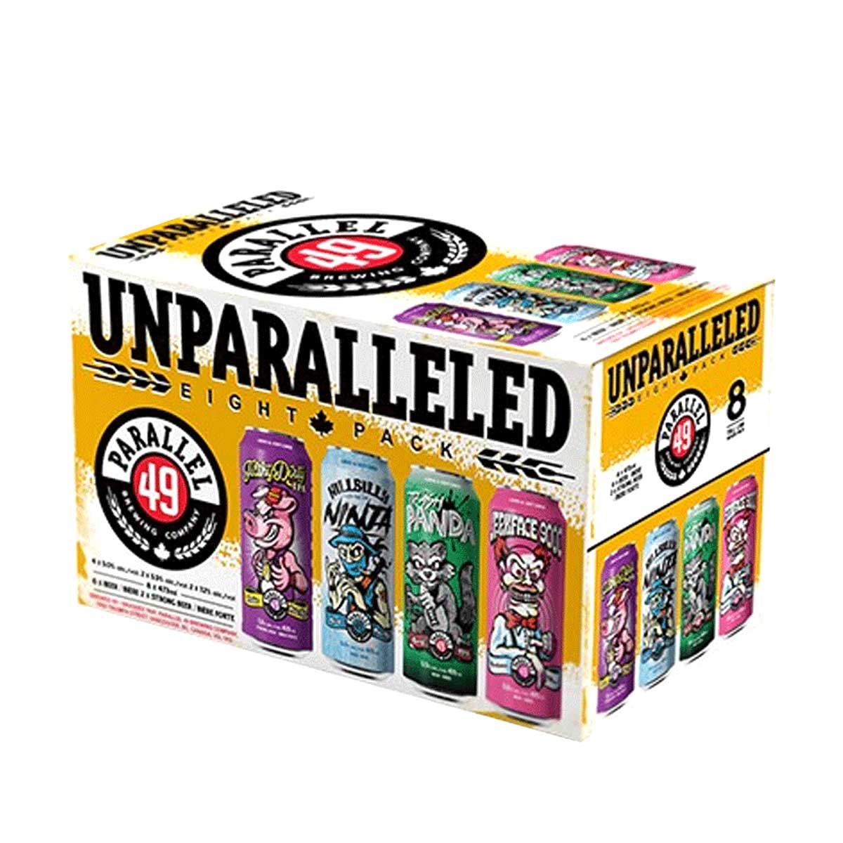 TAG Liquor Stores BC-PARALLEL 49 UNPARALLED 8 CANS