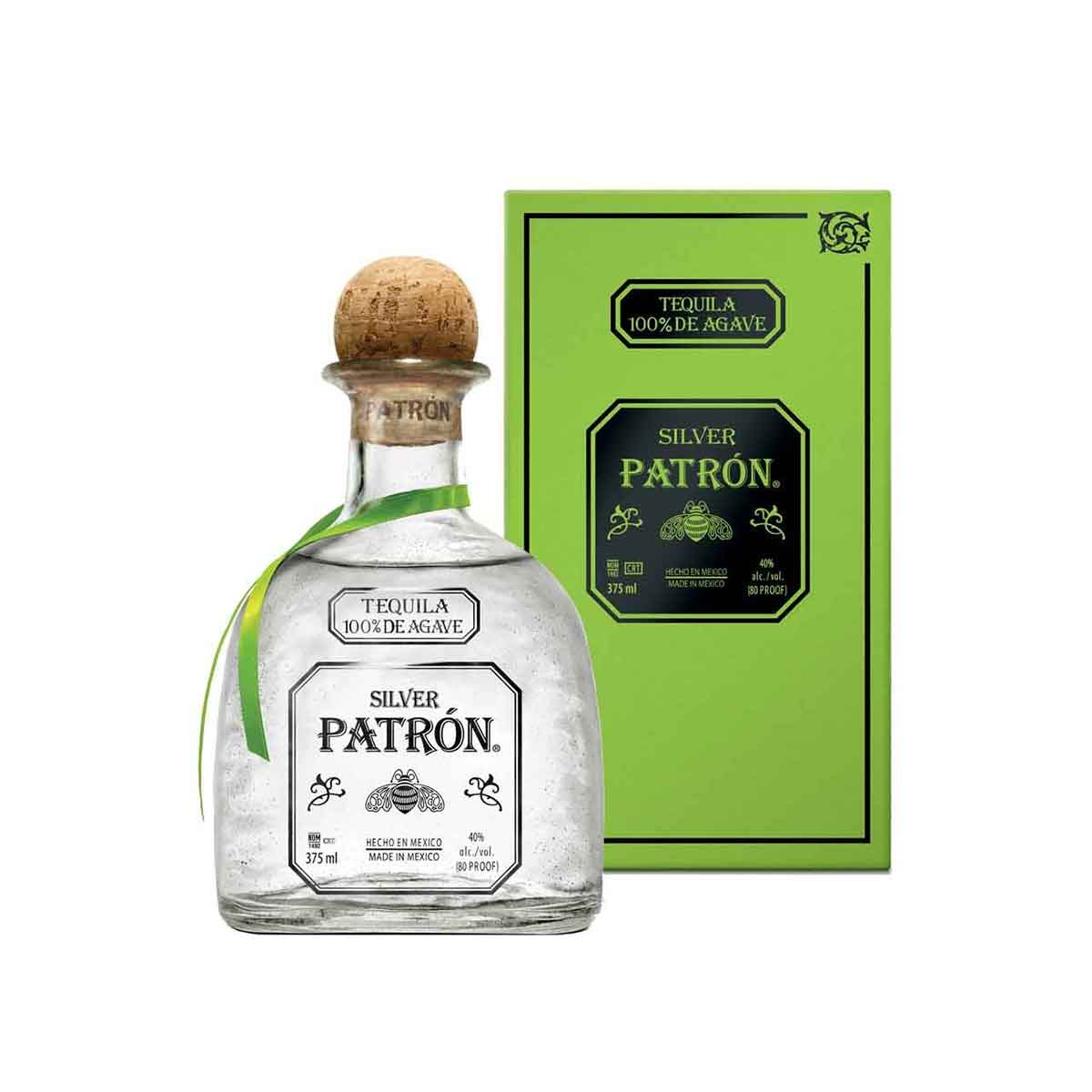 Tag Liquor Stores Delivery BC - Patron Silver Tequila 375ml ...