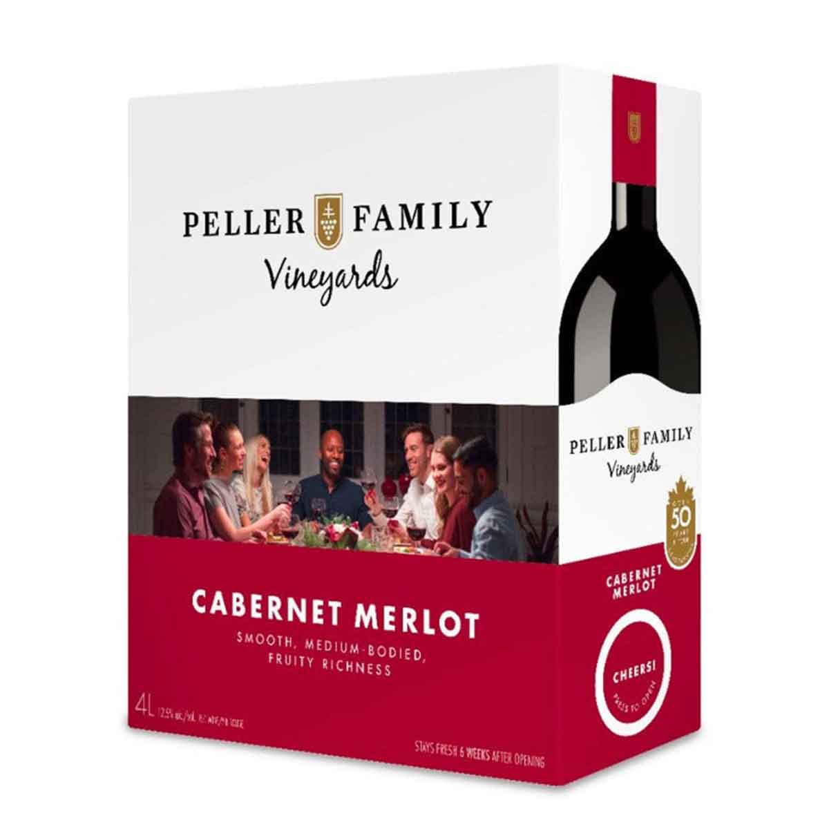 TAG Liquor Stores BC-Peller Family Vineyards Cabernet Merlot 4L