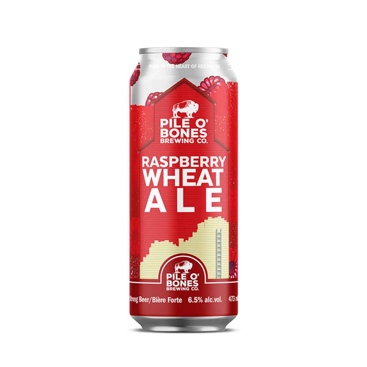 TAG Liquor Stores BC-Pile O' Bones Brewing Co. Raspberry Wheat Ale 473ml Single Can