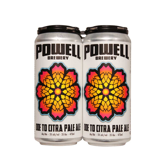 TAG Liquor Stores Delivery - Powell Brewery Ode to Citra West Coast Pale Ale 4 Pack Cans
