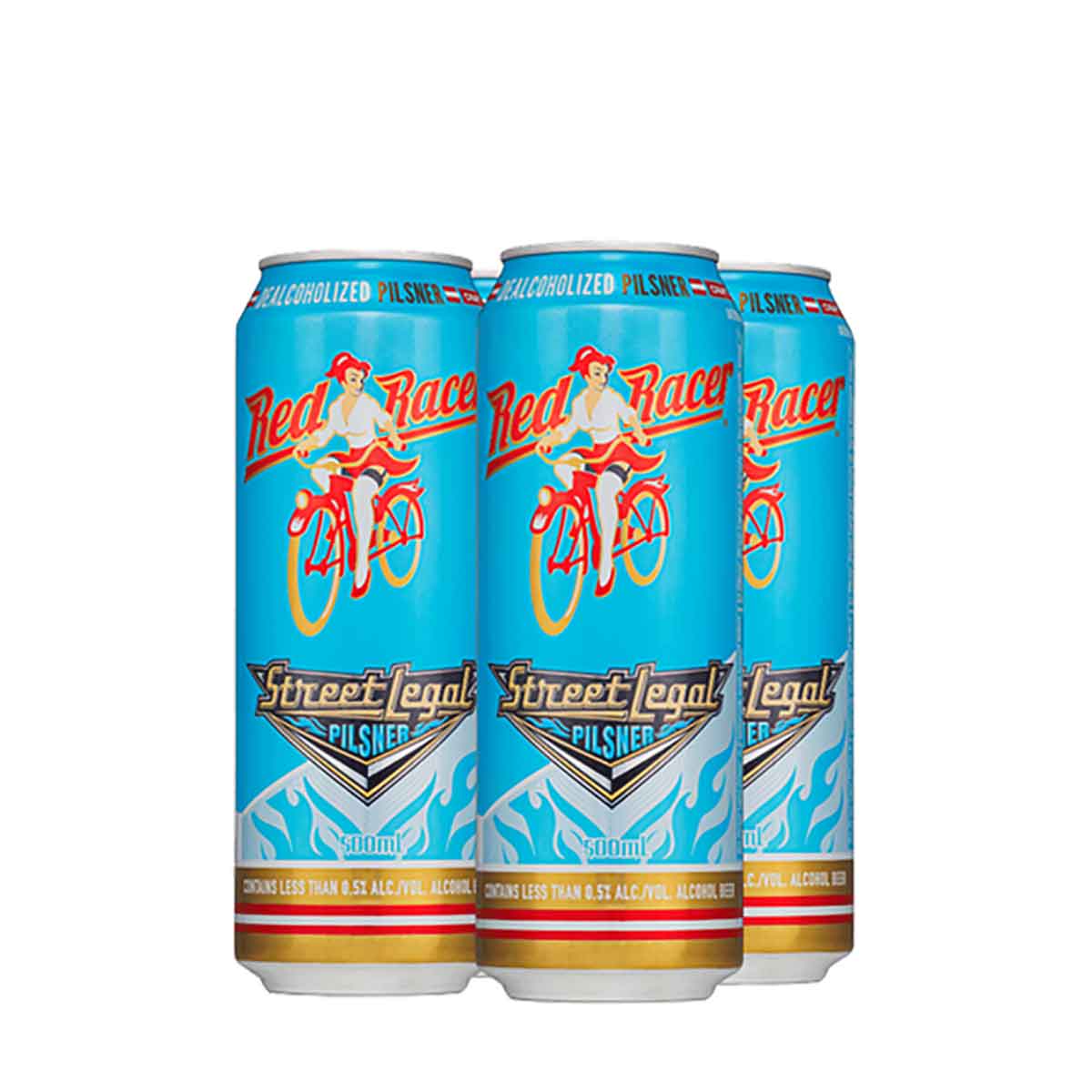 TAG Liquor Stores BC-RED RACER STREET LEGAL DEALCOHOLIZED PILSNER 4 PACK TALL CANS