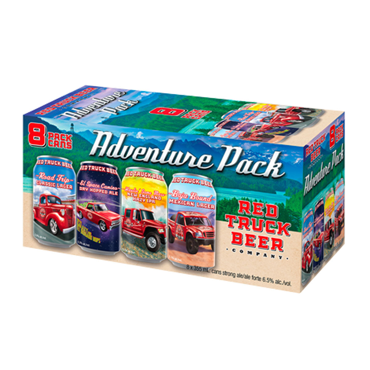 TAG Liquor Stores BC-Red Truck Adventure 8 Pack Cans