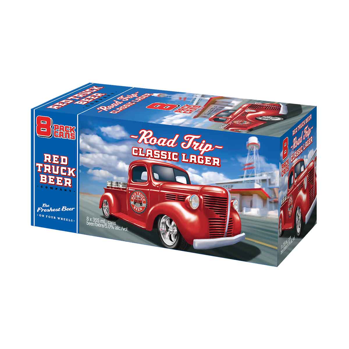 TAG Liquor Stores BC-RED TRUCK LAGER 8 PACK