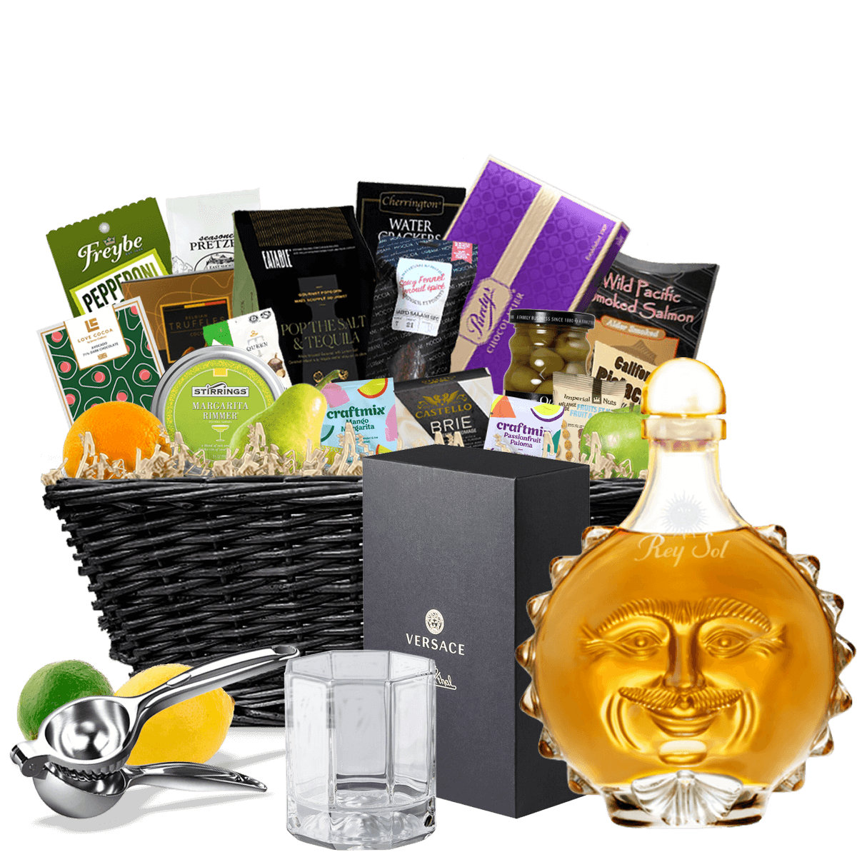 TAG Liquor Stores BC - Rey Sol Extra Anejo Tequila Ultra Luxe Gift Basket