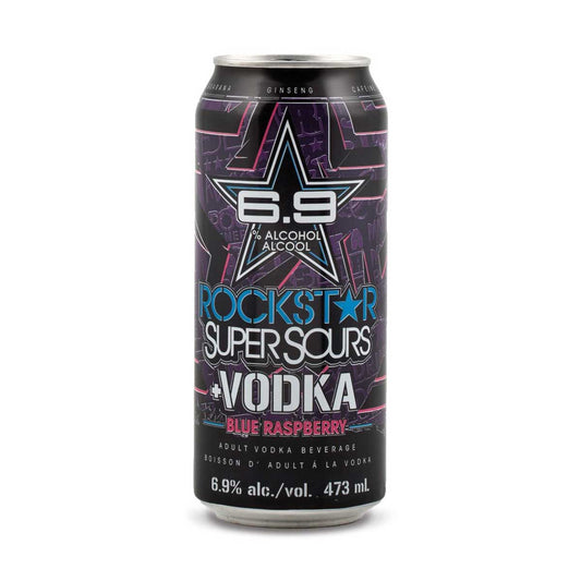 TAG Liquor Stores BC - Rockstar Vodka Blue Raspberry 473ml Single Can