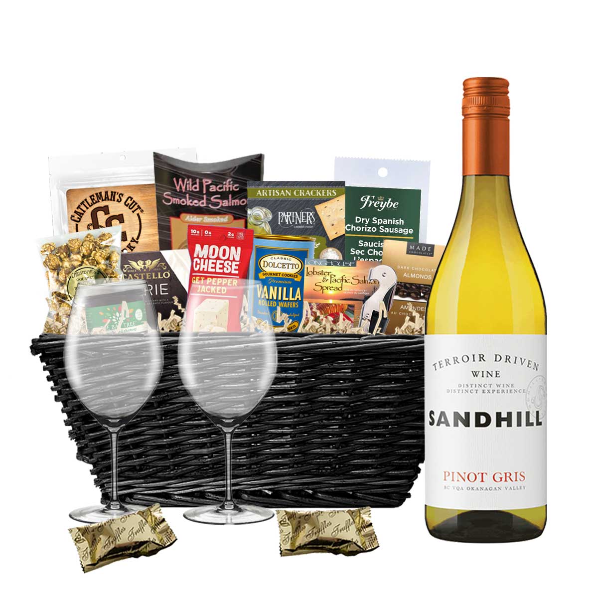 TAG Liquor Stores BC - Sandhill Pinot Gris 750ml Gift Basket