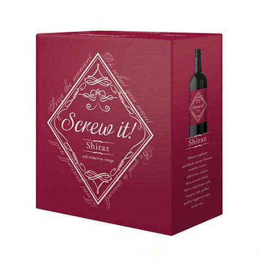 TAG Liquor Stores BC-SCREW IT - SHIRAZ 4L