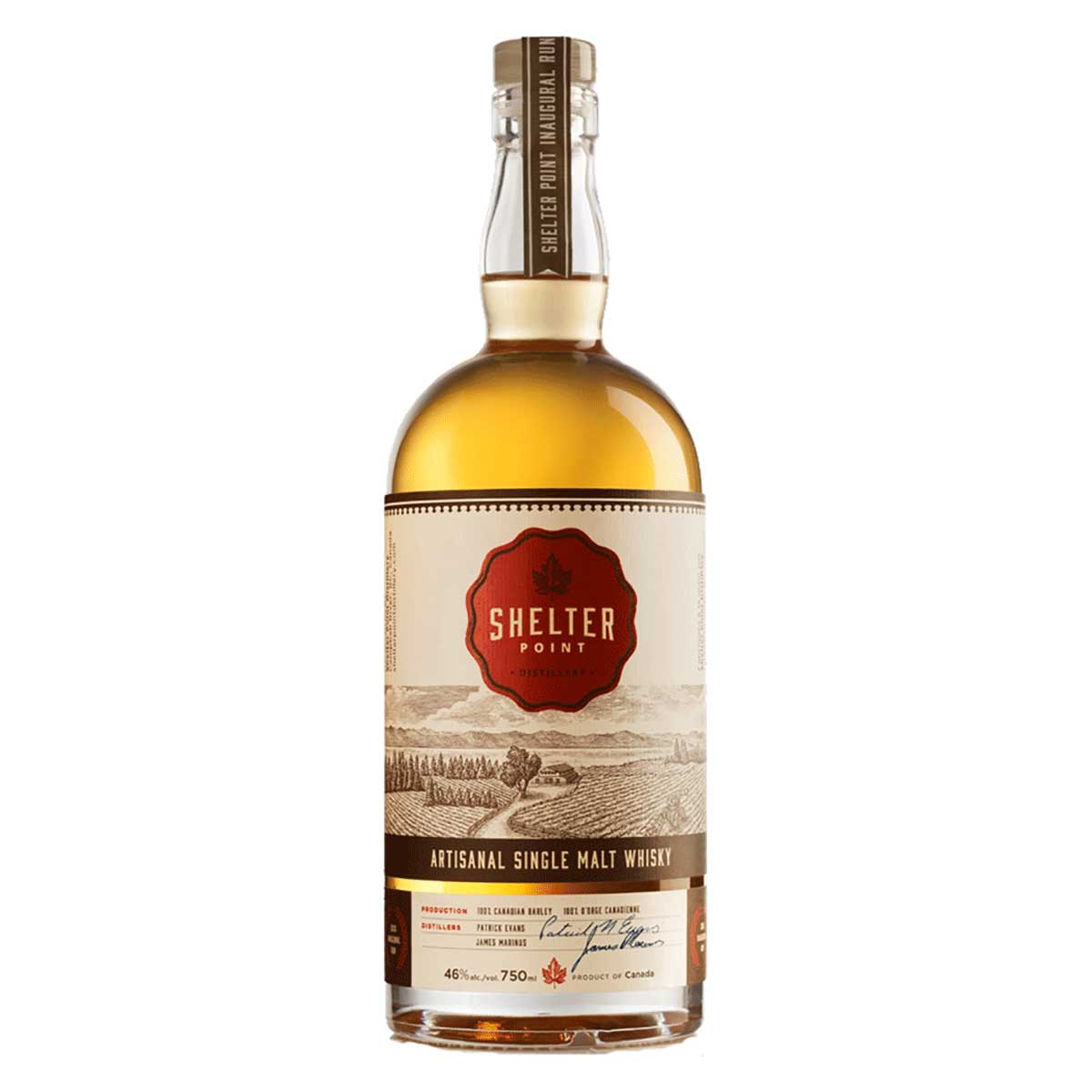 Shell Point Distillery Shelter Point Distillery Artisanal Single Malt Whisky 750ml ...