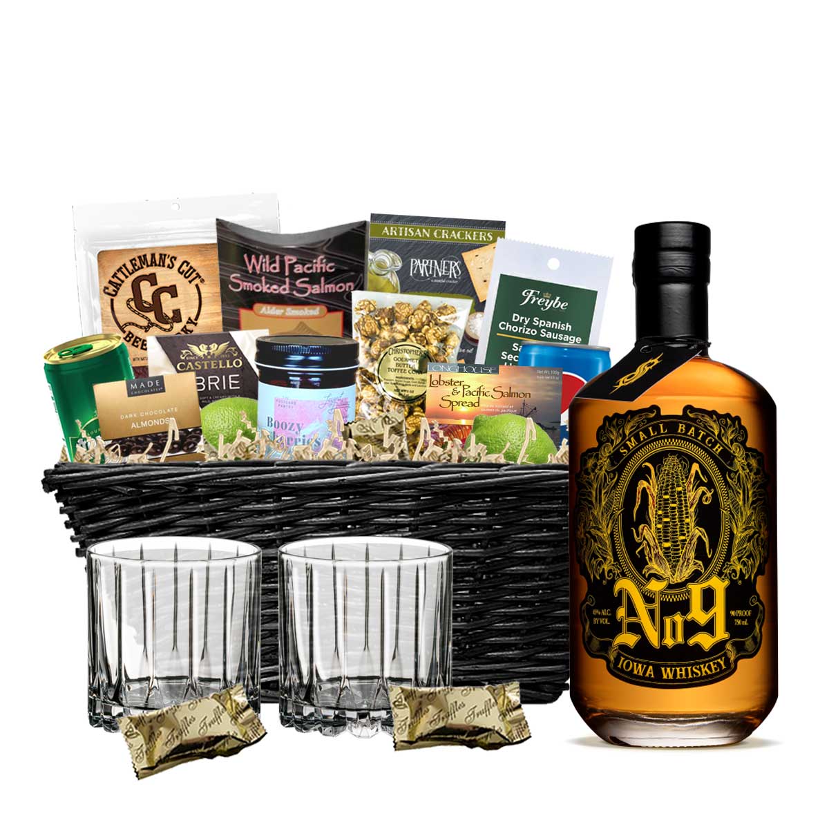 TAG Liquor Stores BC - Slipknot No.9 Whiskey 750ml Gift Basket