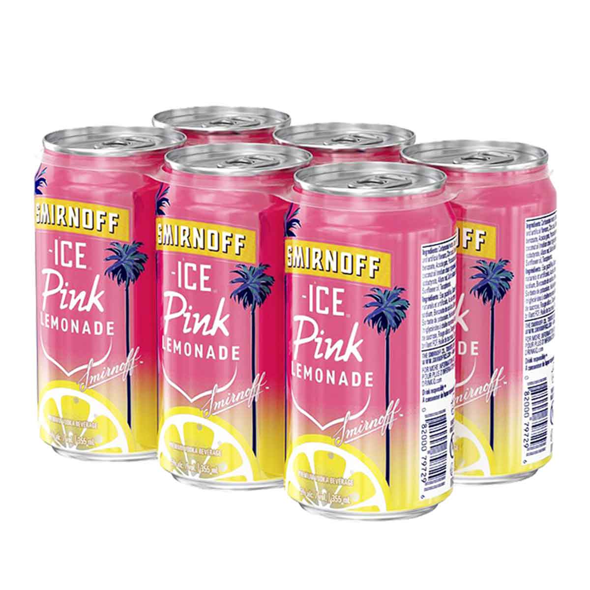 TAG Liquor Stores BC-Smirnoff Ice Pink Lemonade 6 Pack Cans