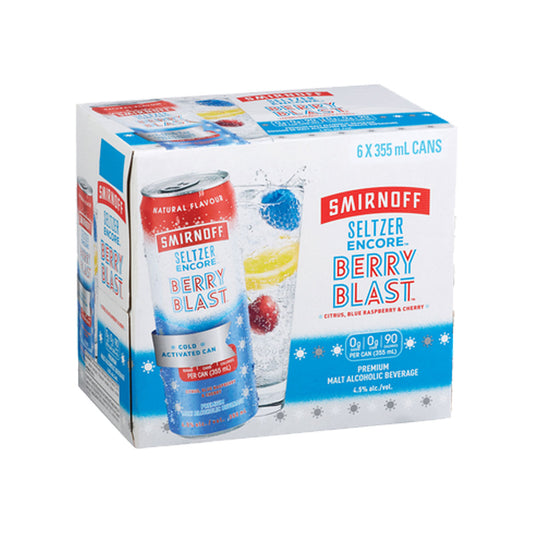 TAG Liquor Stores BC - Smirnoff Berry Blast Seltzer 6ar