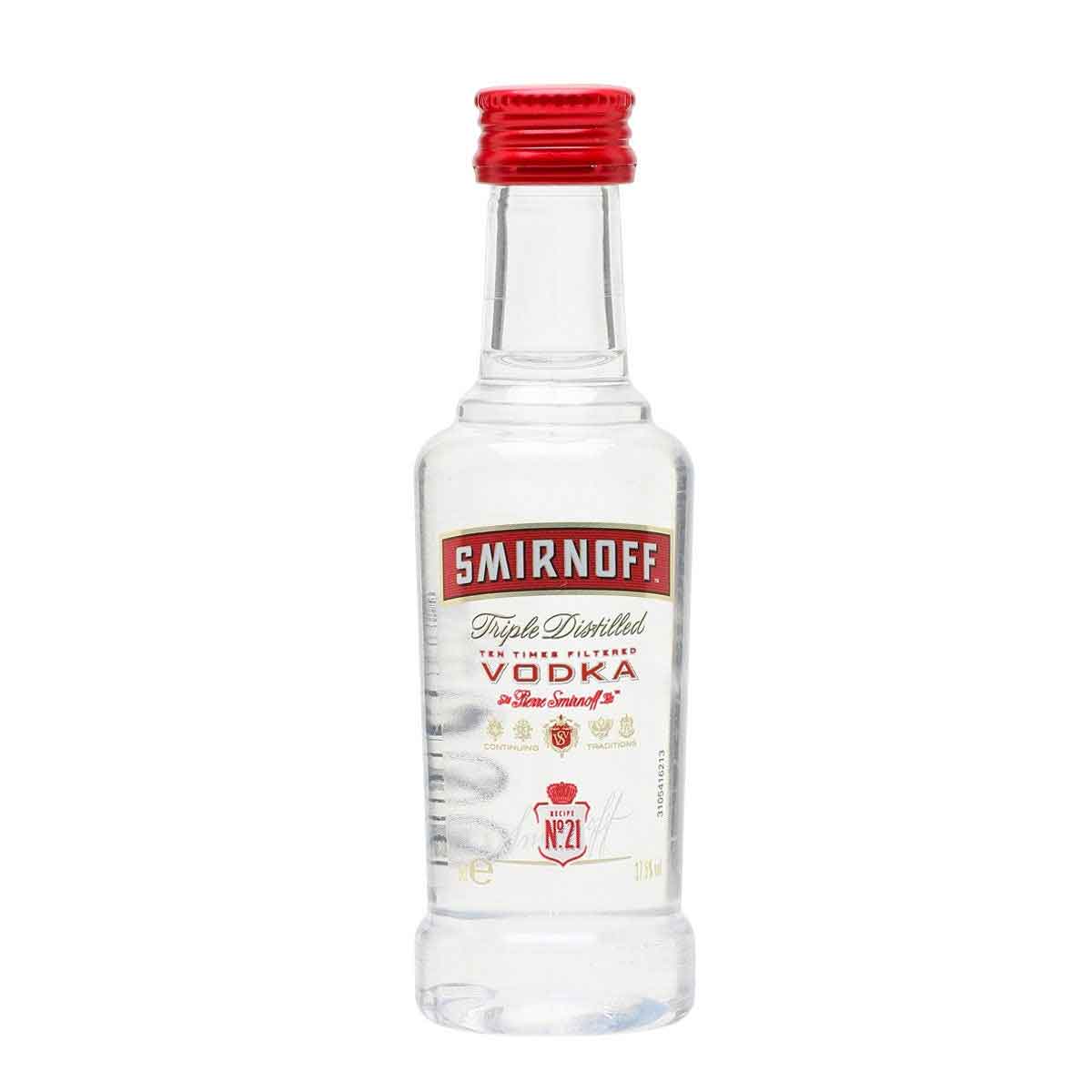 Tag Liquor Stores Delivery BC - Smirnoff Vodka 50ml – tagliquorstores.com