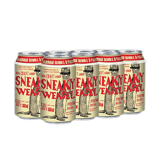Balderdash Brewing Sneaky Weasel Craft Lager 8 Pack Cans