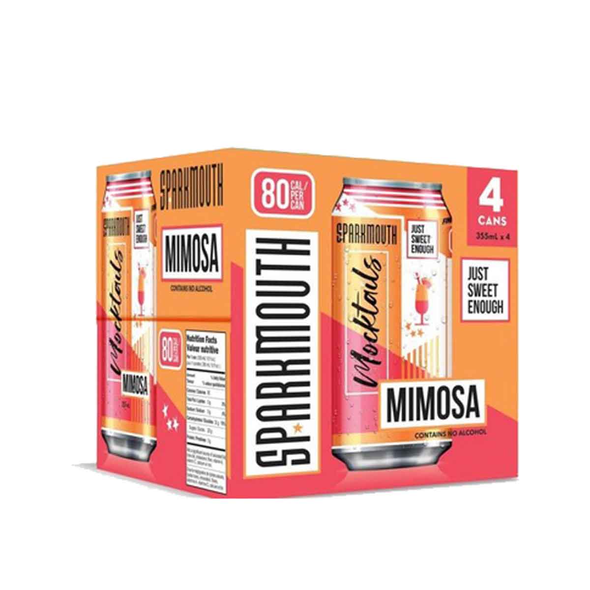 TAG Liquor Stores BC-SPARKMOUTH MIMOSA MOCKTAIL 4 PACK CANS