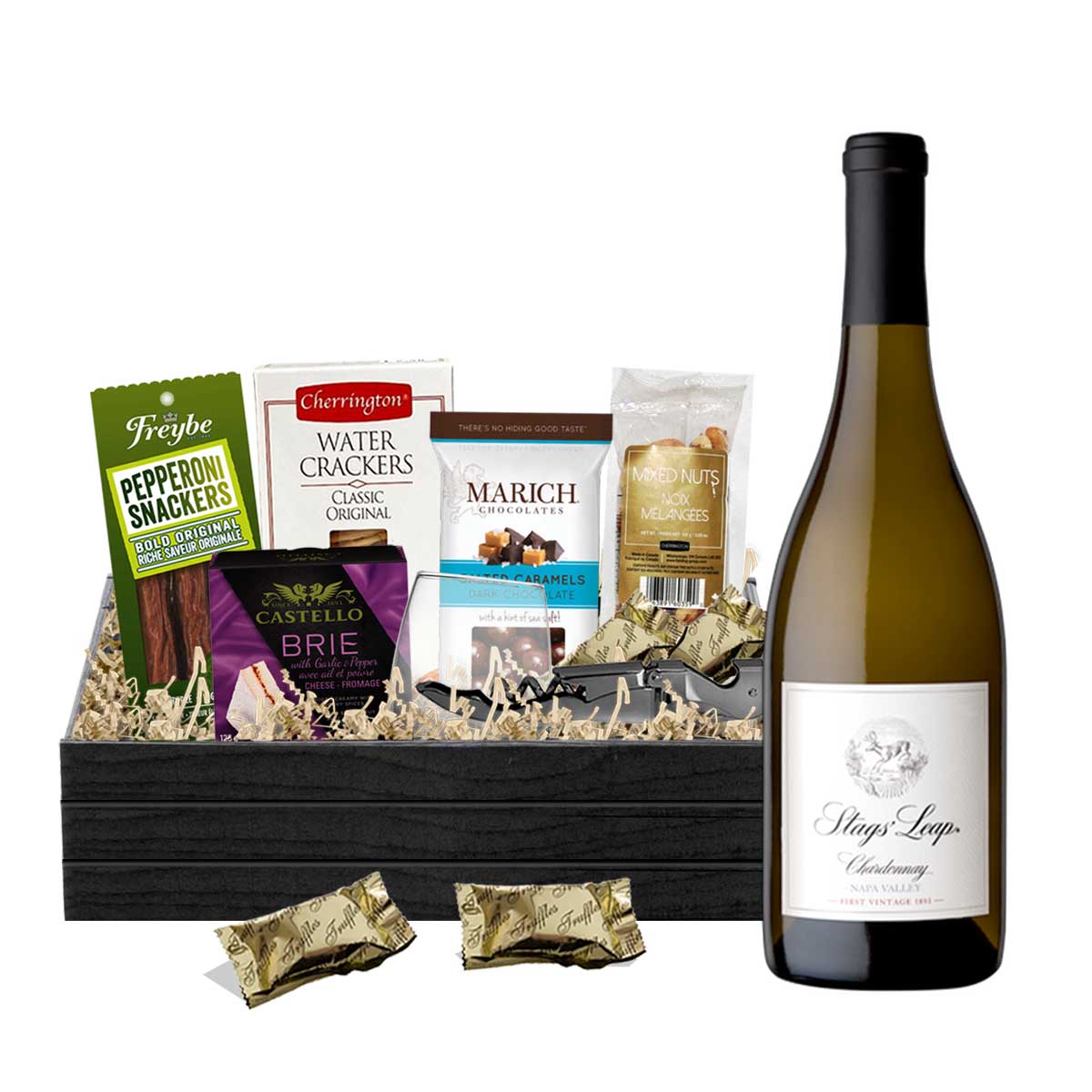 TAG Liquor Stores BC - Stags' Leap Chardonnay 750ml Gift Basket