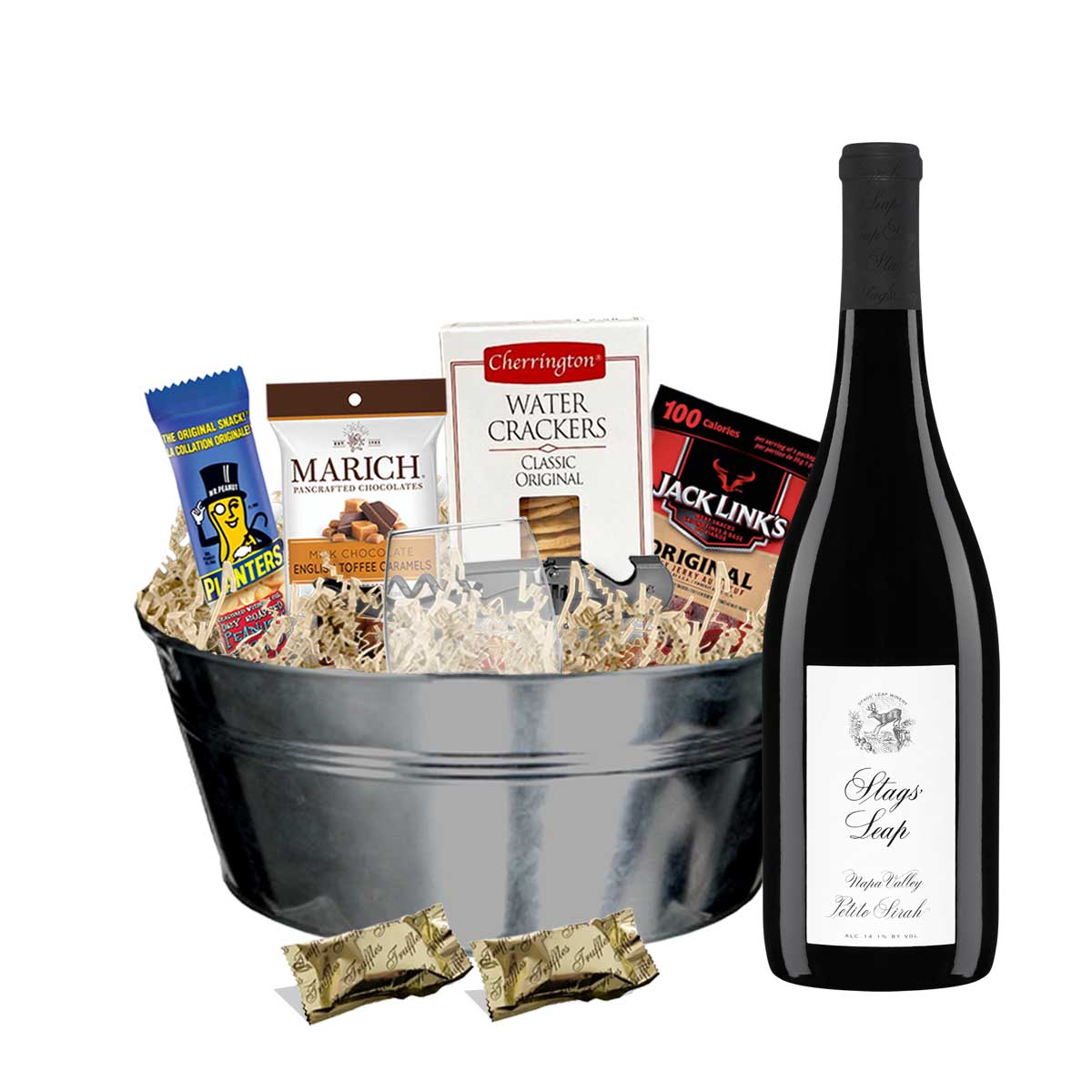 TAG Liquor Stores BC - Stags' Leap Petite Sirah 750ml Gift Basket