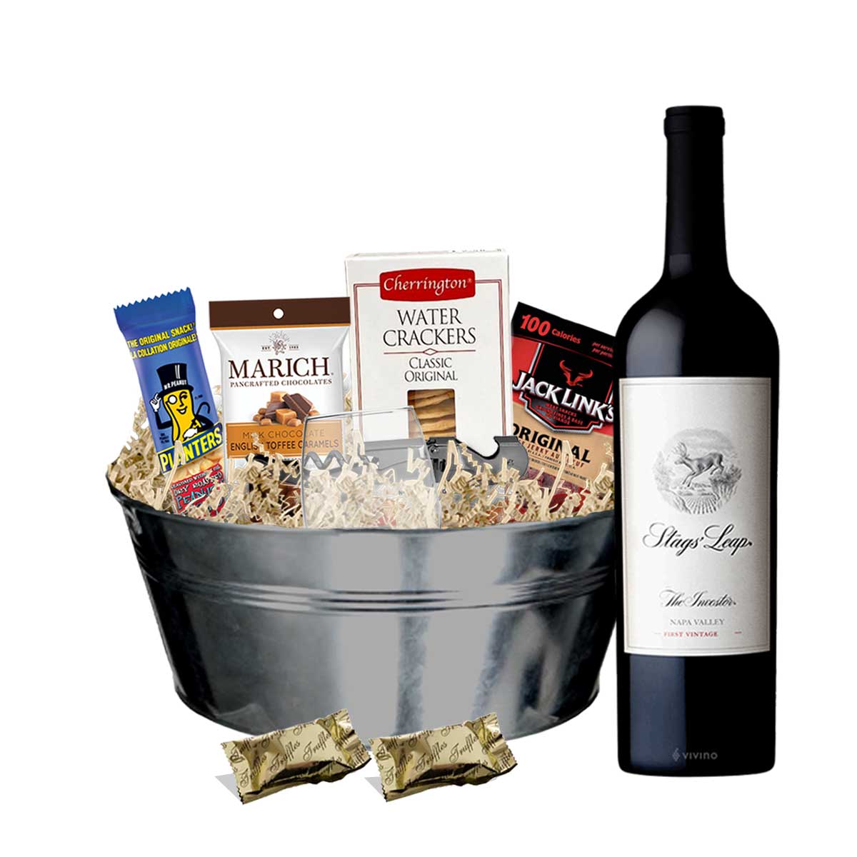 TAG Liquor Stores BC - Stags' Leap The Investor Red 750ml Gift Basket