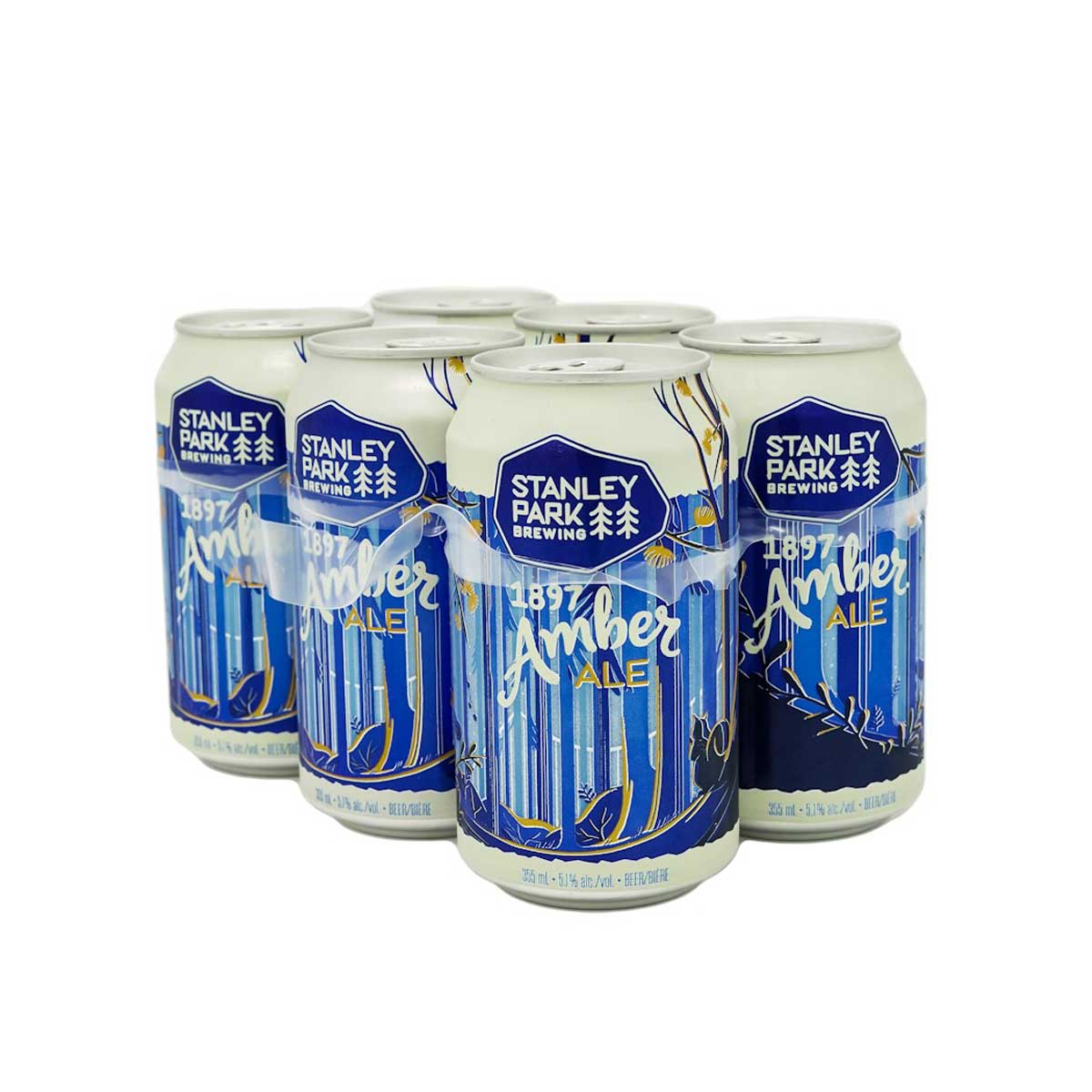 TAG Liquor Stores BC-STANLEY PARK AMBER 6 CANS