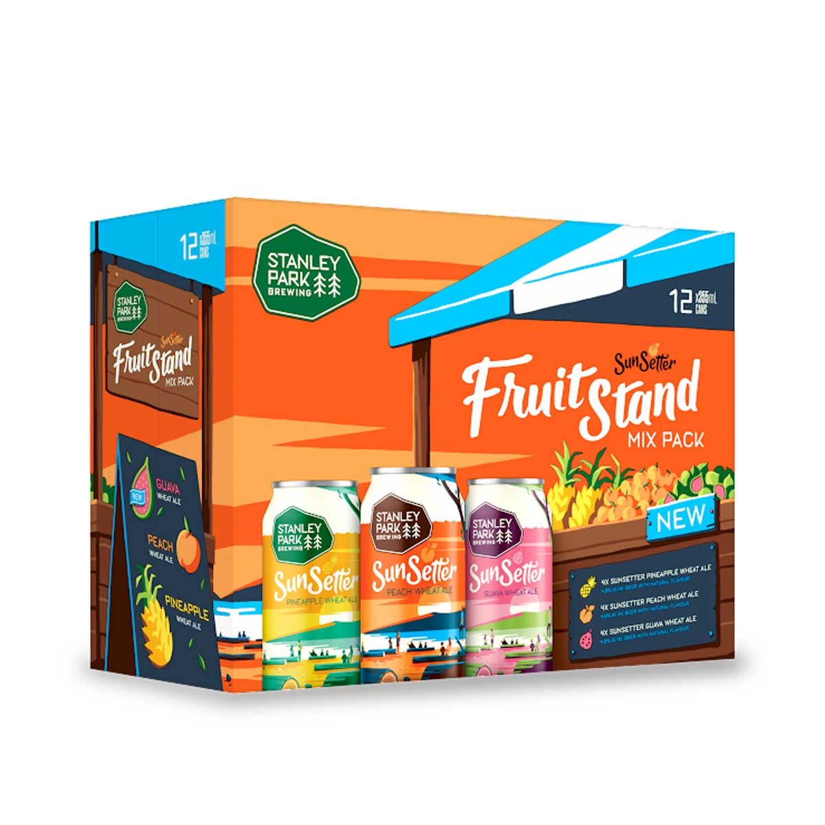TAG Liquor Stores BC - Stanley Park Brewing Fruit Stand Mixer 12 Pack Cans