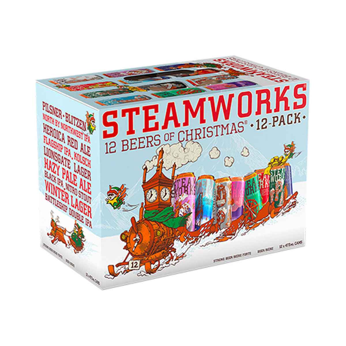 TAG Liquor Stores BC-STEAMWORKS CHRISTMAS 12 PACK TALL CAN MIXER
