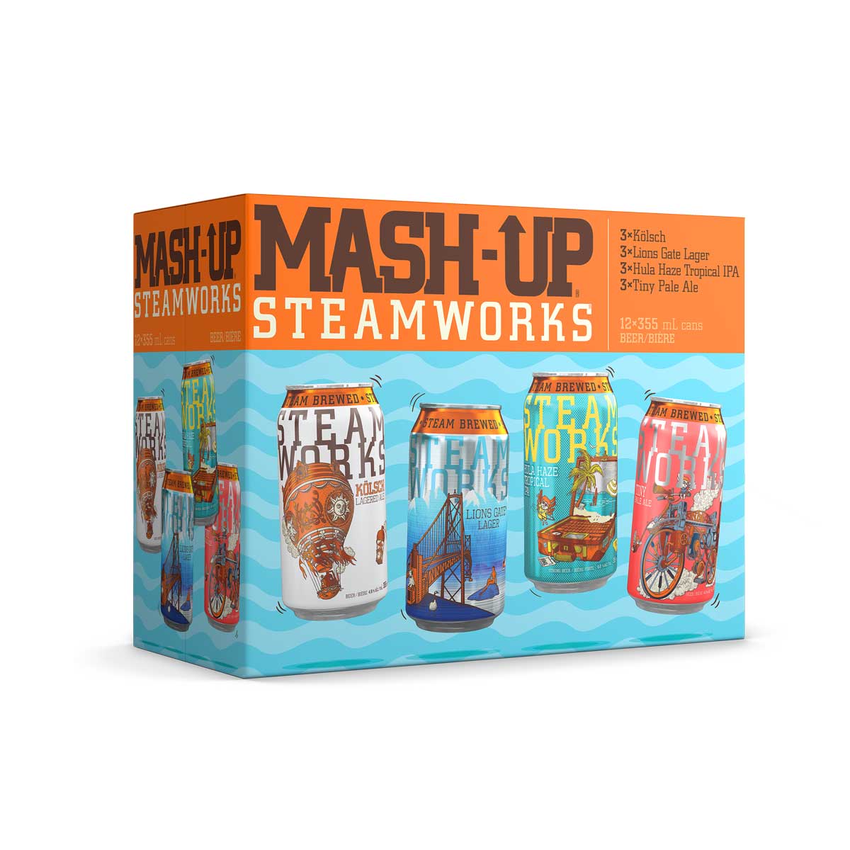 TAG Liquor Stores Delivery - Steamworks Brewing Mash-Up 12 Pack Cans