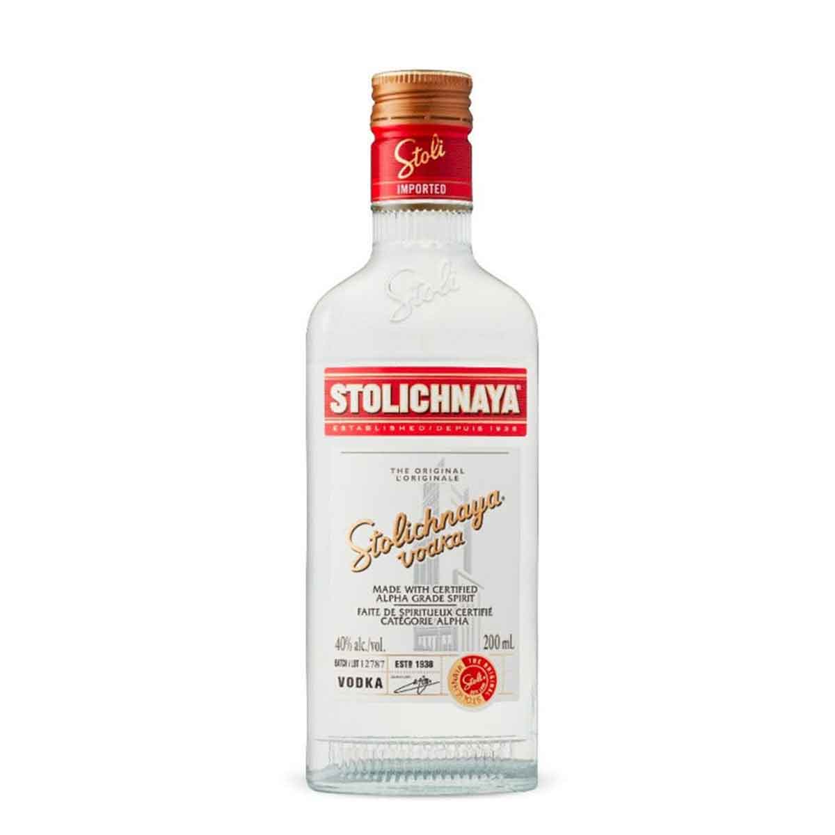TAG Liquor Stores BC-Stolichnaya Vodka 200ml