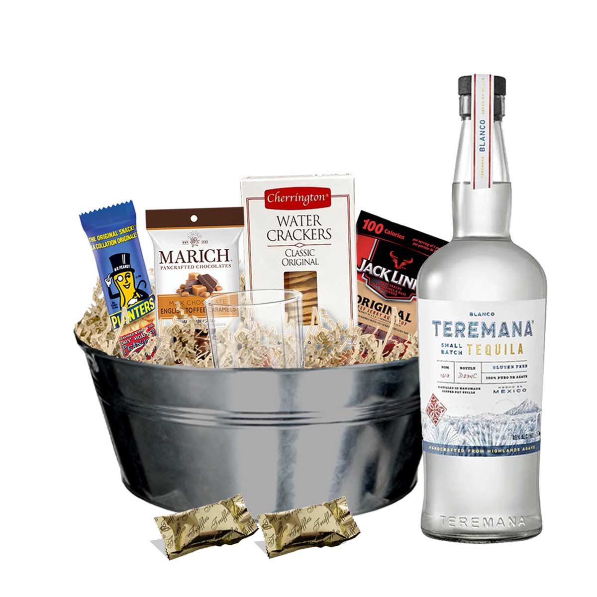 TAG Liquor Stores BC - Teremana Blanco Tequila 750ml Gift Basket