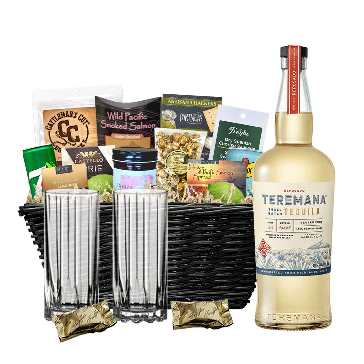 TAG Liquor Stores BC - Teremana Reposado Tequila 750ml Gift Basket