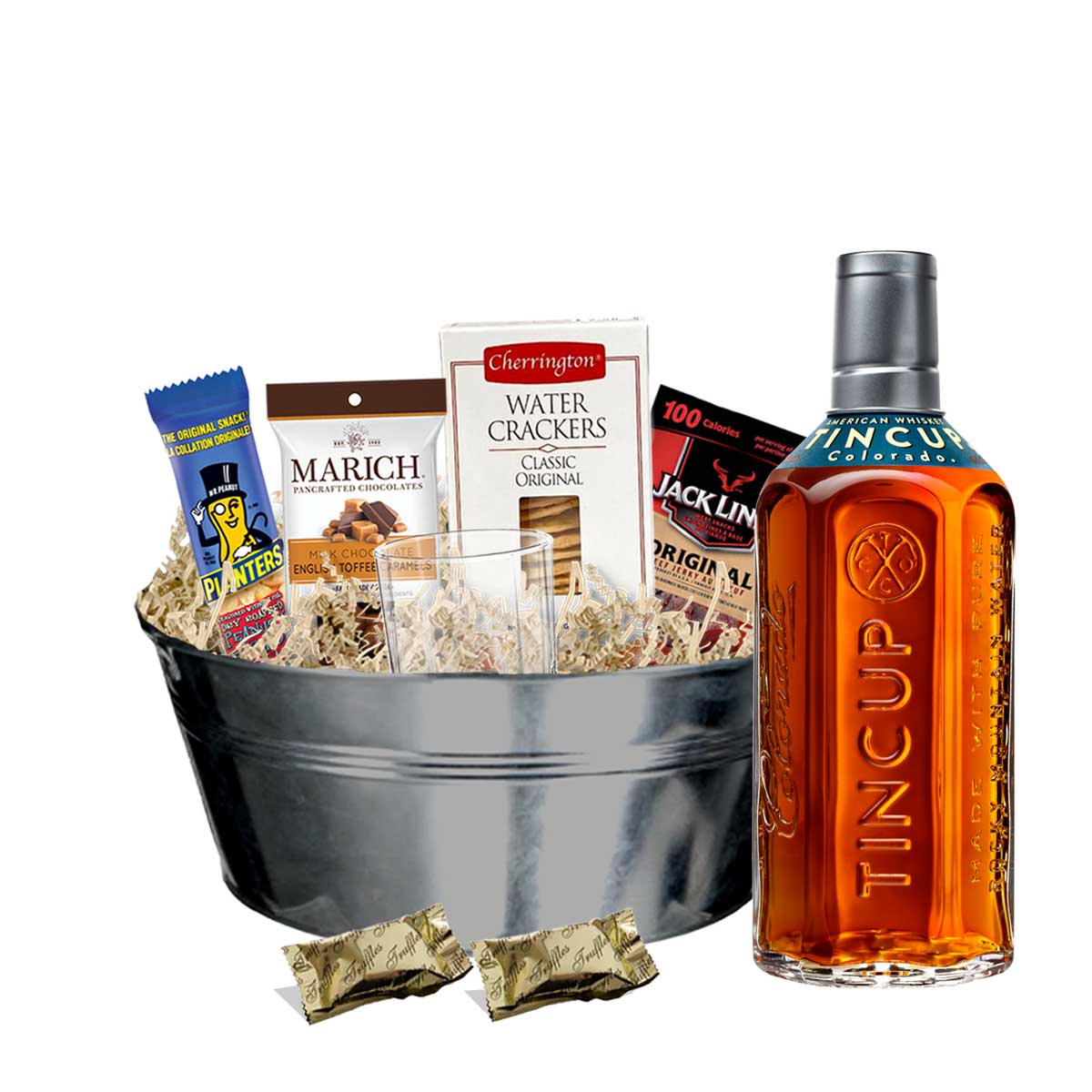 TAG Liquor Stores BC - Tincup American Whiskey 750ml Gift Basket