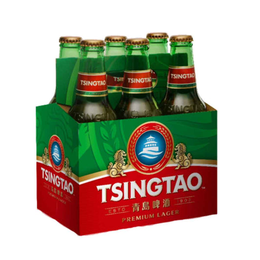 TAG Liquor Stores BC-Tsingtao Beer 6 Pack Bottles