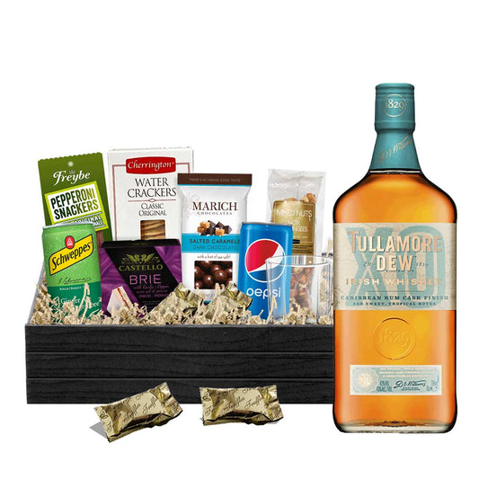 TAG Liquor Stores BC - Tullamore DEW XO Caribbean Rum Cask Finish 750ml Gift Basket