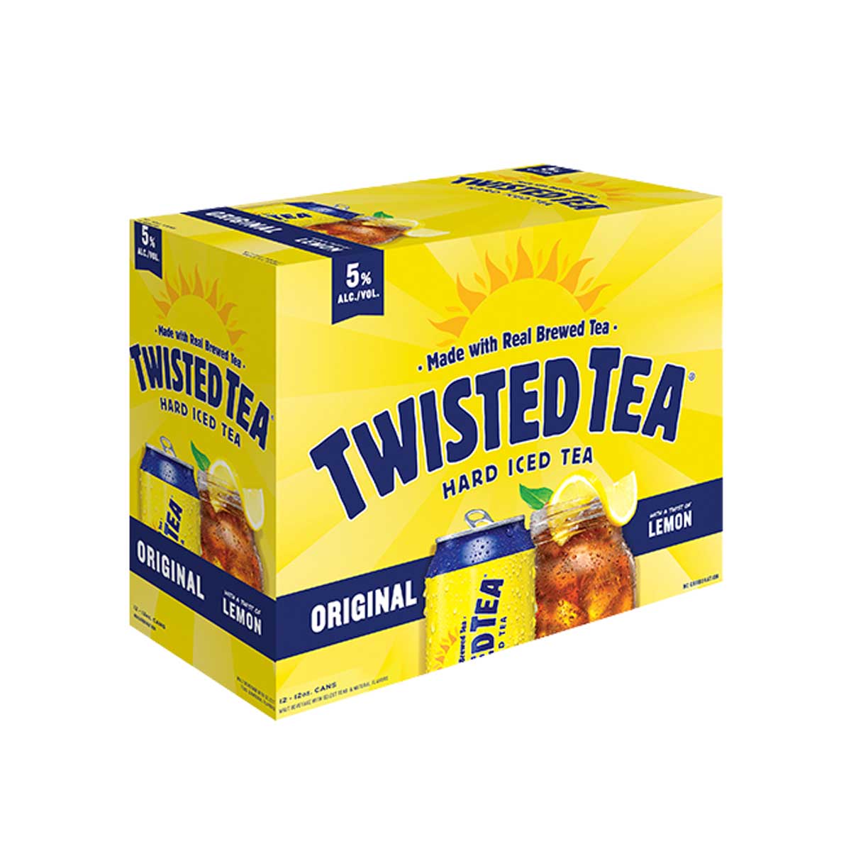 TAG Liquor Stores Delivery - Twisted Tea Original Hard Iced Tea 12 Pack Cans