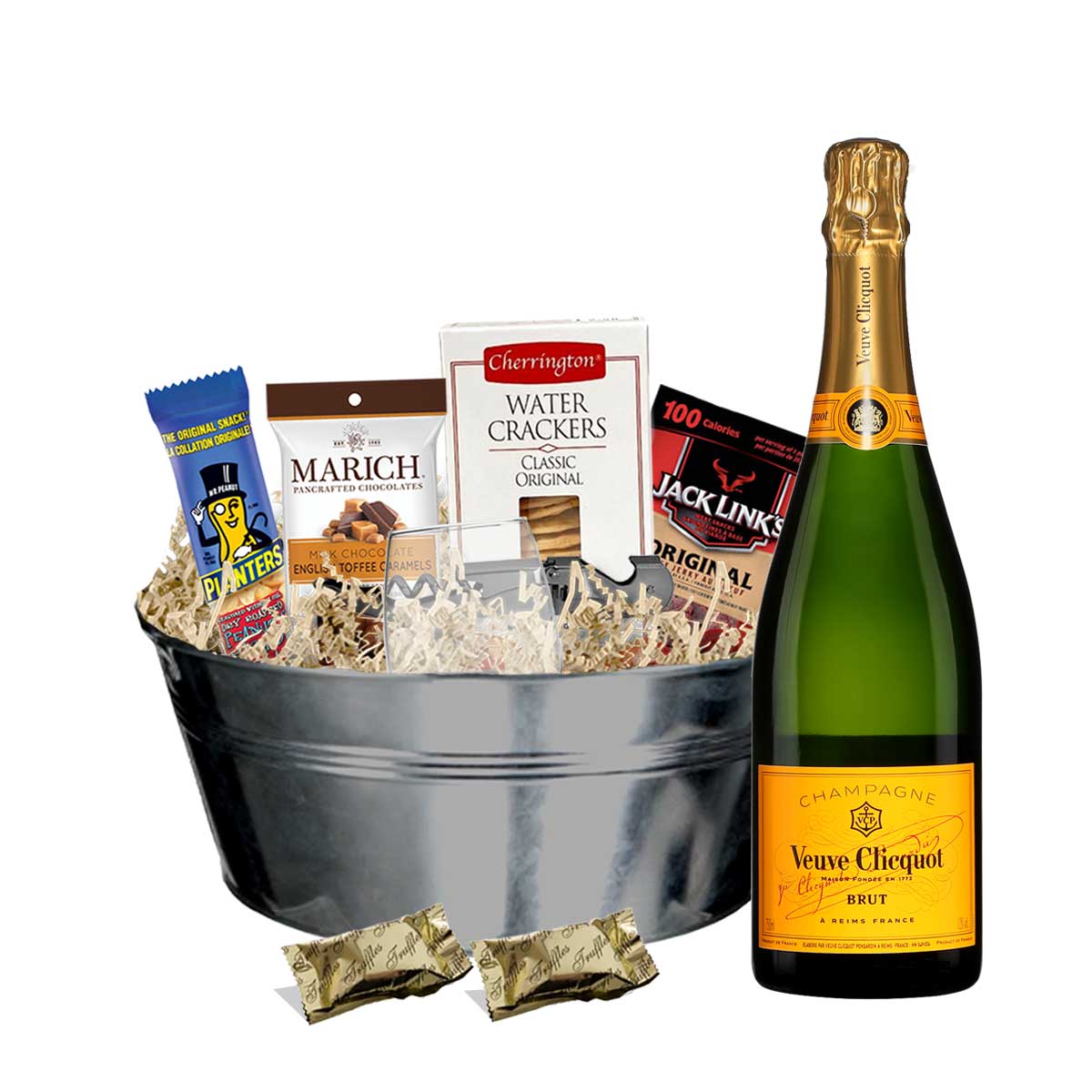 TAG Liquor Stores Delivery - Veuve Clicquot Champagne 750ml Gift Basket