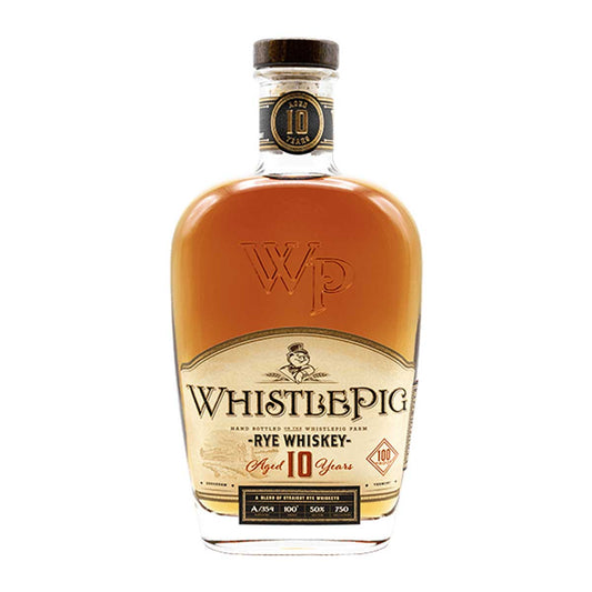 TAG Liquor Stores Delivery BC - WhistlePig Straight 10 Year Old Rye Whiskey 750ml