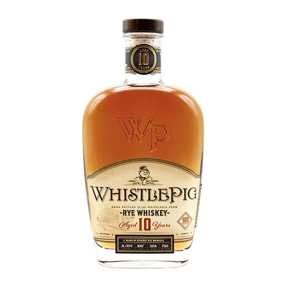 TAG Liquor Stores Delivery BC - WhistlePig Straight 10 Year Old Rye Whiskey 750ml