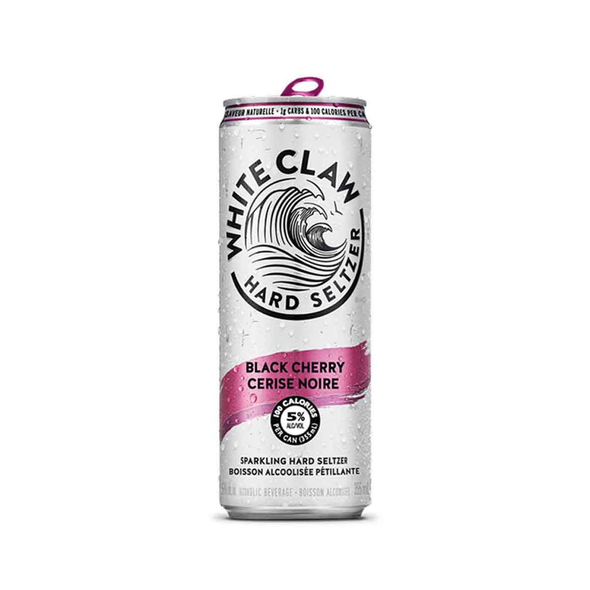 TAG Liquor Stores BC-White Claw Hard Seltzer Black Cherry 473ml Single Can
