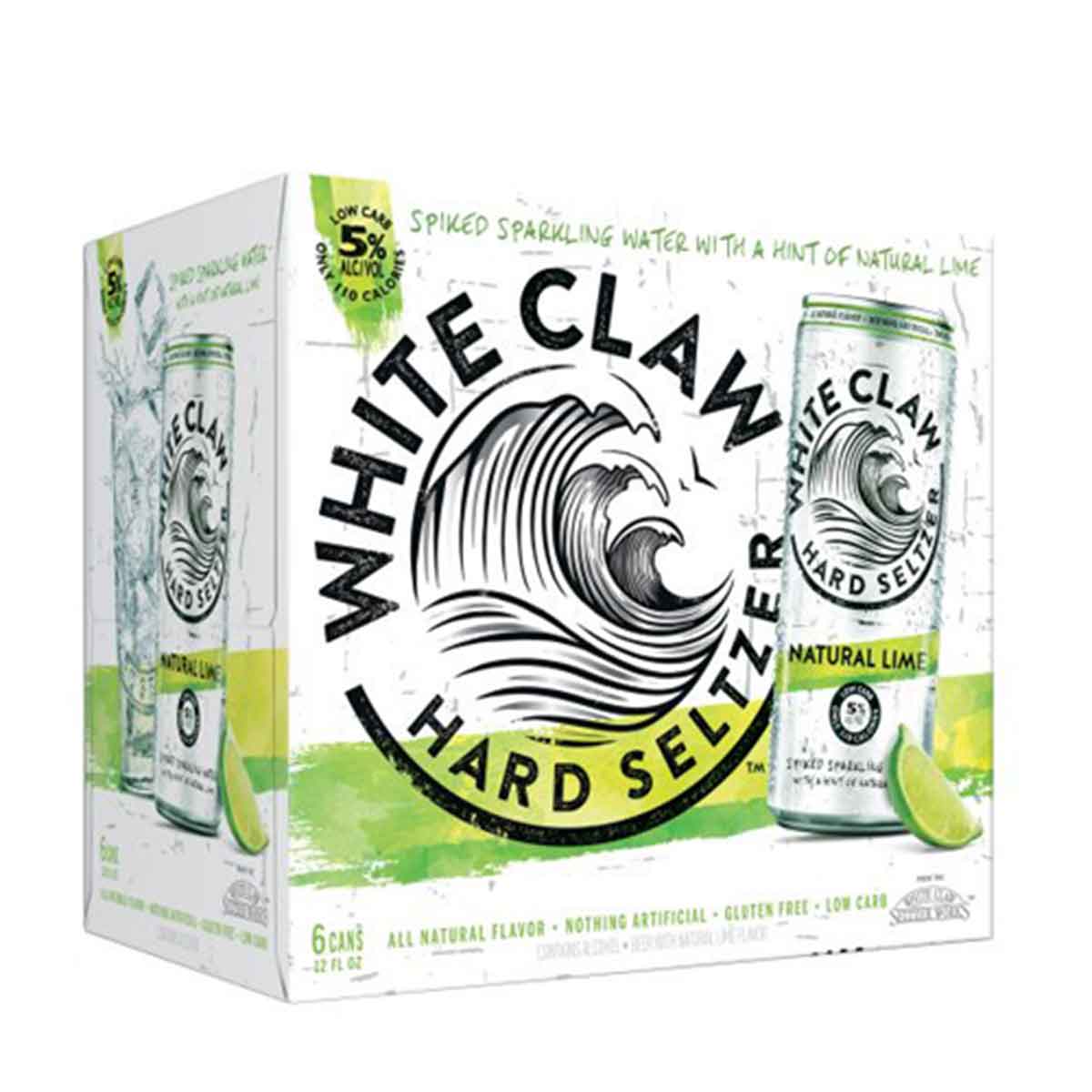 TAG Liquor Stores BC-WHITE CLAW LIME 6 CAN