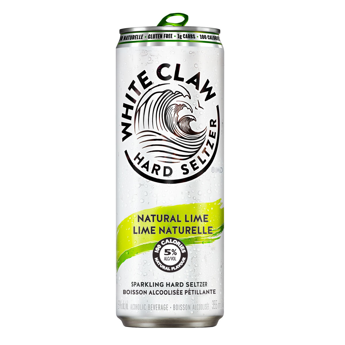 TAG Liquor Stores BC-White Claw Hard Seltzer Lime Single Can 355ml
