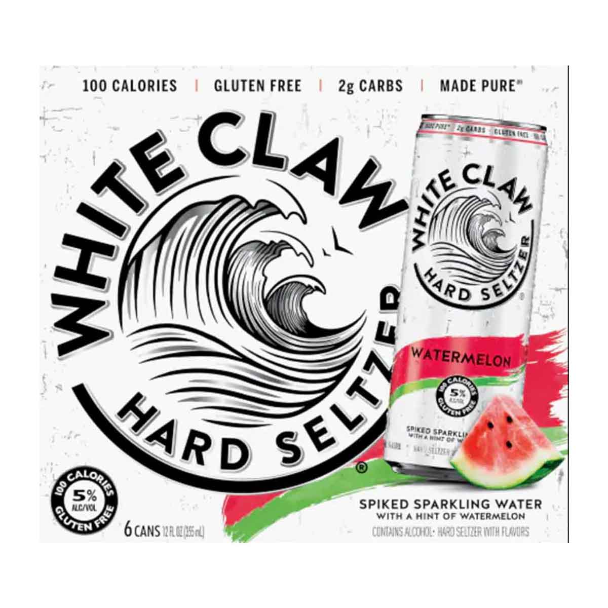 TAG Liquor Stores BC-WHITE CLAW WATERMELON 6 CANS