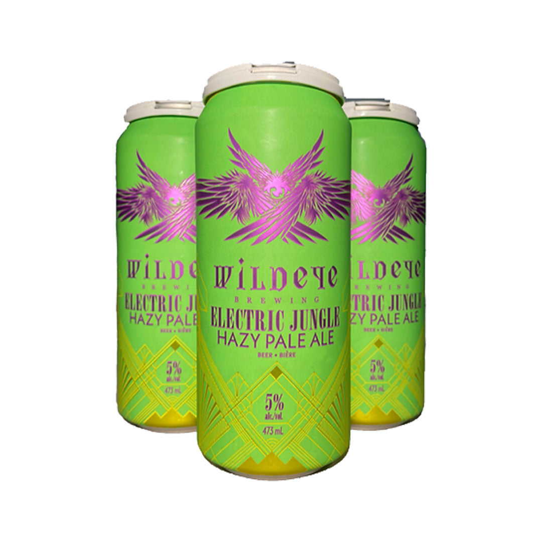TAG Liquor Stores BC - Wildeye Brewing Electric Jungle Hazy Pale Ale 4 Pack Cans