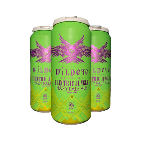 TAG Liquor Stores BC - Wildeye Brewing Electric Jungle Hazy Pale Ale 4 Pack Cans