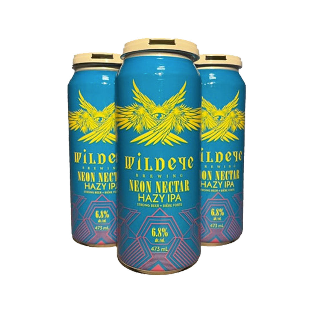 TAG Liquor Stores BC - Wildeye Brewing Neon Nectar Hazy IPA 4 Pack Cans